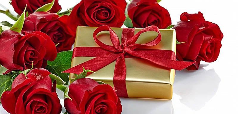 Розы на День Валентина